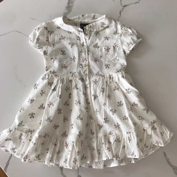 Vintage Cute Flower Dress 3T